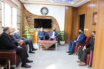 دیدار سرپرست امور شعب بانک رفاه کارگران استان سمنان با رئیس دانشگاه علوم پزشکی استان سمنان 